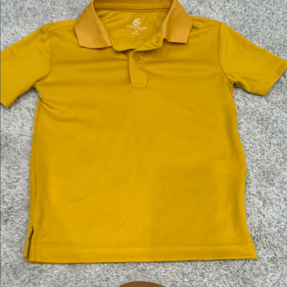 Class Club Mustard Yellow Kids Polo Shirt